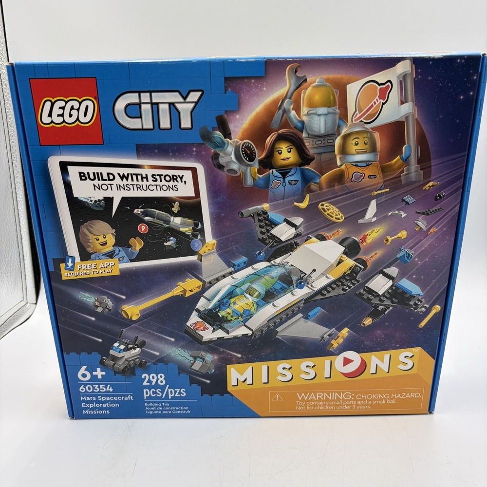 LEGO City Missions 60354 Mars Spacecraft Exploration Missions 298 Pcs Read